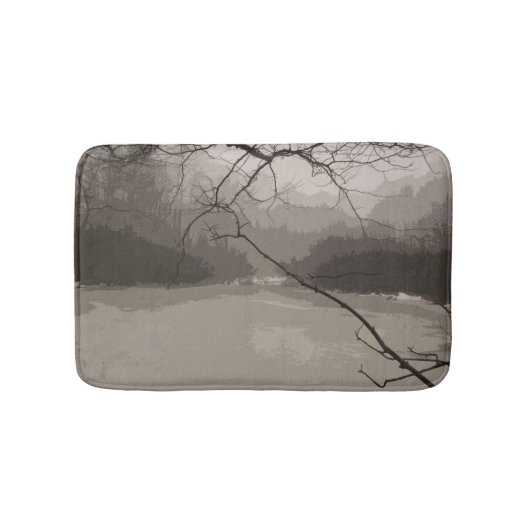 Mystical Fog over Swamp Bath Mats Badmat (Voorkant)