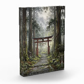 Mystical forest and torii gate that symbolizes it fotoblokken (Links)