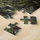 Mystical forest and torii gate that symbolizes it legpuzzel (Zijkant)