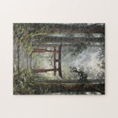 Mystical forest and torii gate that symbolizes it legpuzzel (Horizontaal)