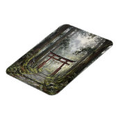 Mystical forest and torii gate that symbolizes it magneet (Linkerzijde)