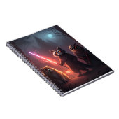 Mystical Forest Battle Animals Art Notitieboek (Rechterzijde)