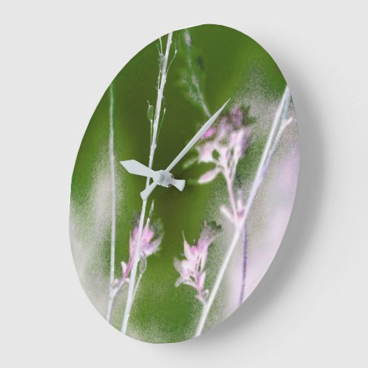 Mystical Forest Bloom – Romantic Flowers & Trees Grote Klok (Hoek)