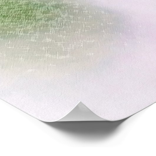 Mystical Forest Bloom – Romantic Flowers & Trees Poster (Hoek)