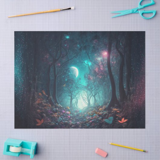 Mystical Forest Decoupage Tissuepapier (Craft)