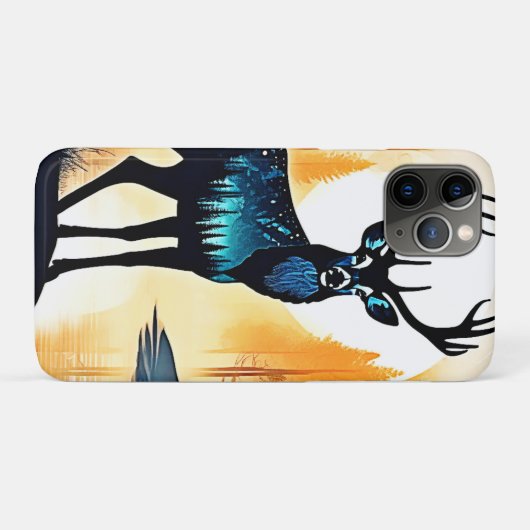 Mystical Forest Deer Case-Mate iPhone Case (Achterkant (horizontaal))