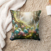 Mystical Forest Fairy Magical Spring Eggs Kussen (Deken)