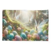 Mystical Forest Fairy Magical Spring Eggs Kussensloop (Achterkant)