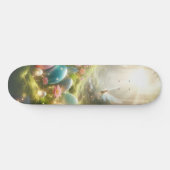 Mystical Forest Fairy Magical Spring Eggs Persoonlijk Skateboard (Horizontaal)