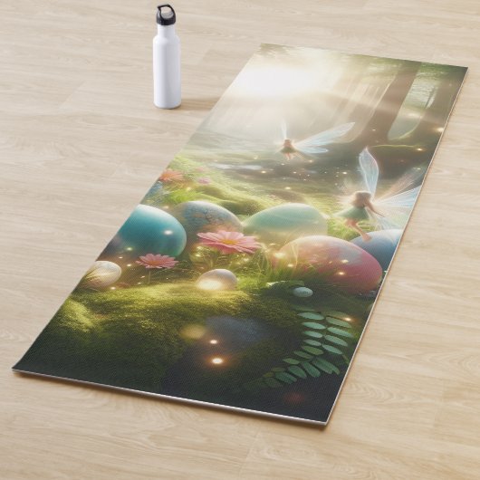 Mystical Forest Fairy Magical Spring Eggs Yogamat (In situ)