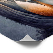 Mystical Forest Fox Animal Print | Fox afdrukken (Hoek)