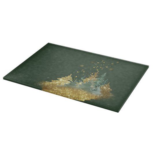 Mystical Forest Harvest Glass Cutting Board Snijplank (Hoek)