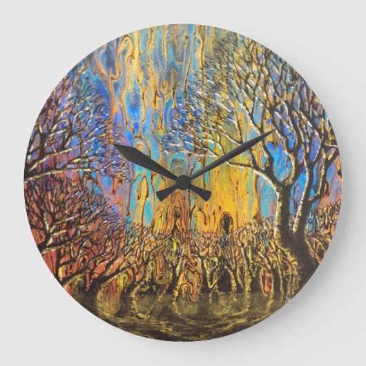 Mystical Forest klok (Voorkant)