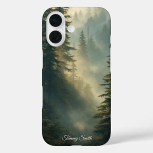 Mystical Forest Mist telefoonhoesje Natuur esthe iPhone 16 Hoesje