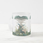 Mystical Forest Muse - Mok voor kunstmatig matglas (Voorkant links)