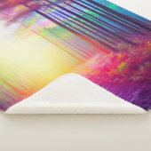 Mystical Forest Sherpa Blanket Sherpa Deken (3/4)