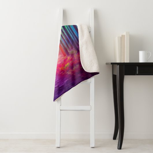 Mystical Forest Sherpa Blanket Sherpa Deken (In situ)