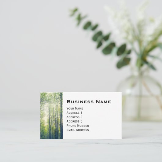 Mystical forest visitekaartje (Staand voorkant)