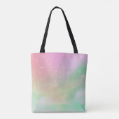 Mystical Fox met droompasta-monogram Tote Bag (Achterkant)
