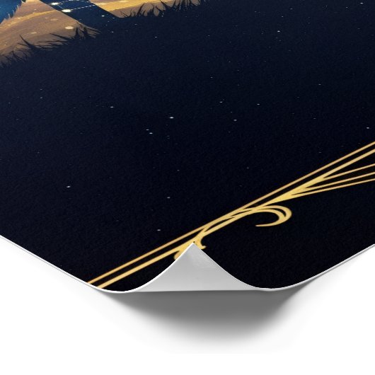 Mystical Fox Poster (Hoek)