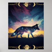 Mystical Fox Poster (Voorkant)