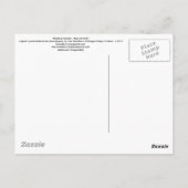 "Mystical Garden - Rays of Gold" origineel Lyrical Briefkaart (Achterkant)