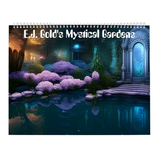 Mystical Gardens door E.J. Gold Kalender (Hoes)