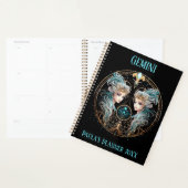 Mystical Gemini Zodiac Artwork  Planner (Display)