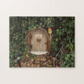 Mystical Gnome Garden door Puzzle Legpuzzel (Horizontaal)