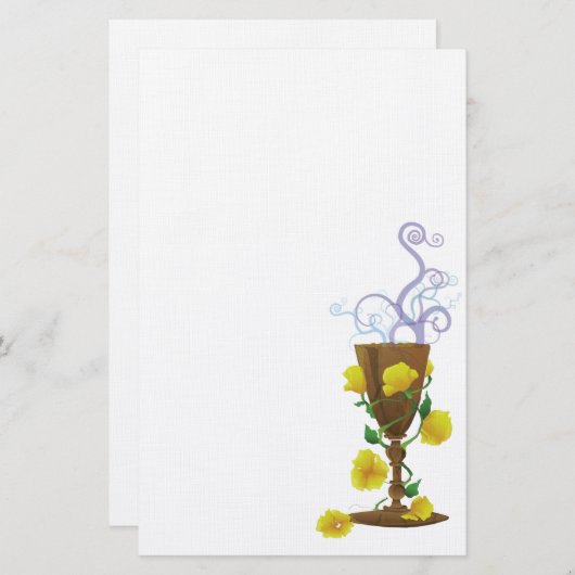 'Mystical Goblet' Briefpapier (Voorkant / Achterkant)