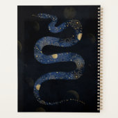 Mystical Gold Blue Serpent Galaxy Design Planner (Achterkant)