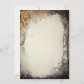 Mystical Gold Stars Moon Sun Dark Kaart (Achterkant)