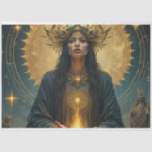 Mystical Golden Goddess Tissuepapier (Voorkant)