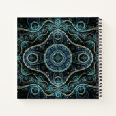Mystical Grand Royal Julian Fractal Mandala Art Notitieboek (Achterkant)