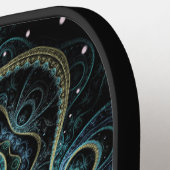 Mystical Grand Royal Julian Fractal Mandala Art Pickleball Paddle (Links Detail)