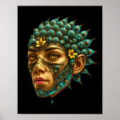 Mystical Guardian Vision - Fantasy Graphic Art Poster (Voorkant)