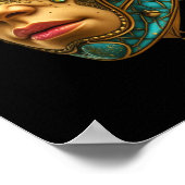 Mystical Guardian Warrior Vision Futuristic Sci-Fi Poster (Hoek)