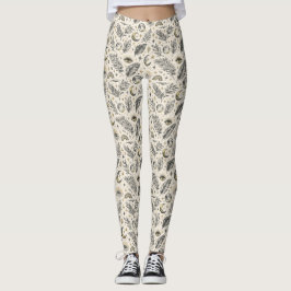 Mystical Hemelse Maan Sterren Patroon Leggings