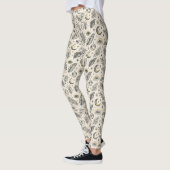 Mystical Hemelse Maan Sterren Patroon Leggings (Links)