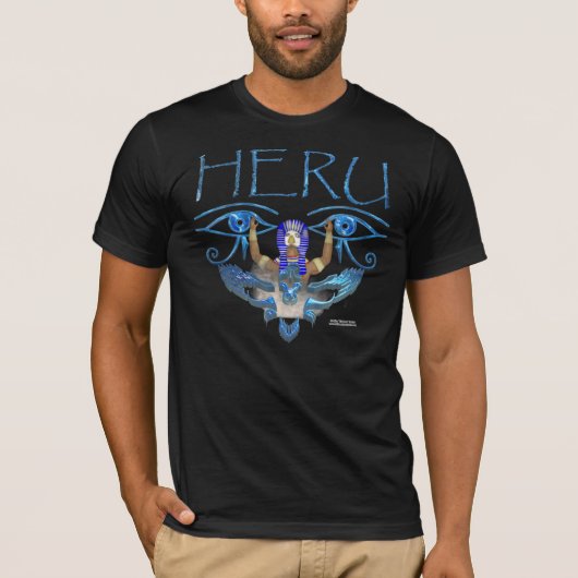 Mystical Heru Mannen T-Shirt (Voorkant)