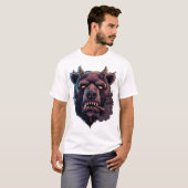 Mystical Horned Bear T-Shirt (Voorkant volledig)