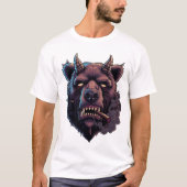 Mystical Horned Bear T-Shirt  (Voorkant)
