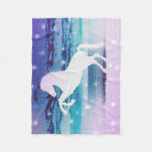 Mystical Horse Fleece Deken (Voorkant)