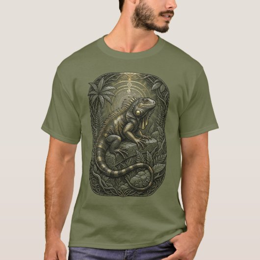 Mystical Iguana T-shirt (Voorkant)