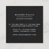 Mystical kosmic Nautical Vierkante Visitekaartje (Achterkant)