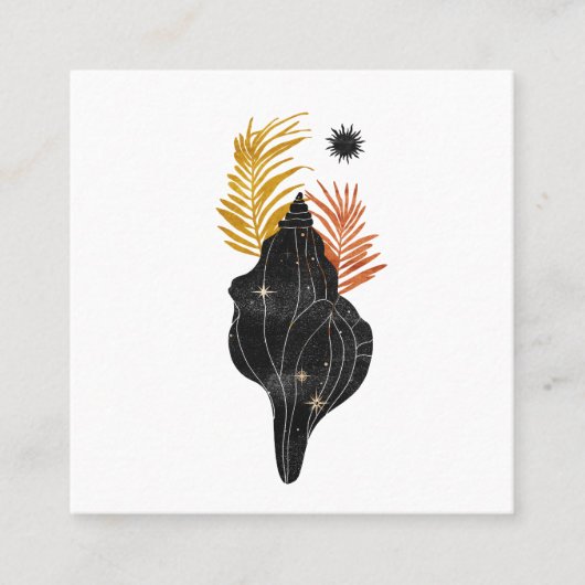 Mystical kosmic Nautical Vierkante Visitekaartje (Voorkant)