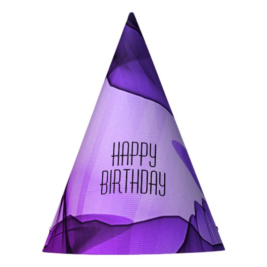 Mystical Layer of Chiffon Scarves Plum Feesthoedjes (Voorkant)