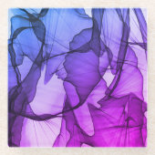 Mystical Layer of Plum Glazen Onderzetter (Voorkant)