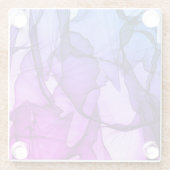 Mystical Layer of Plum Glazen Onderzetter (Achterkant)