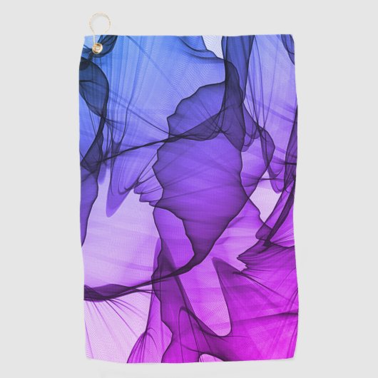 Mystical Layer of Plum Golfhanddoek (Voorkant)